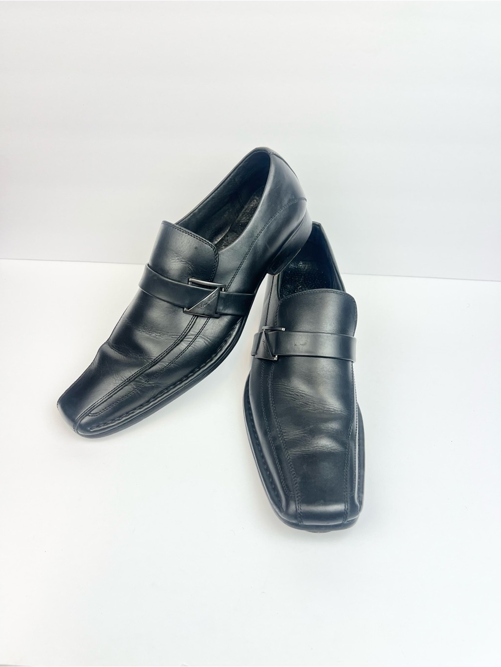 Kenneth Cole New York Men’s loafers size 10.5 M Black Leather